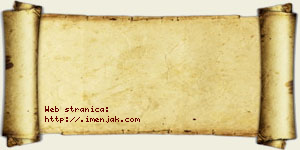 Kristina Šijan vizit kartica